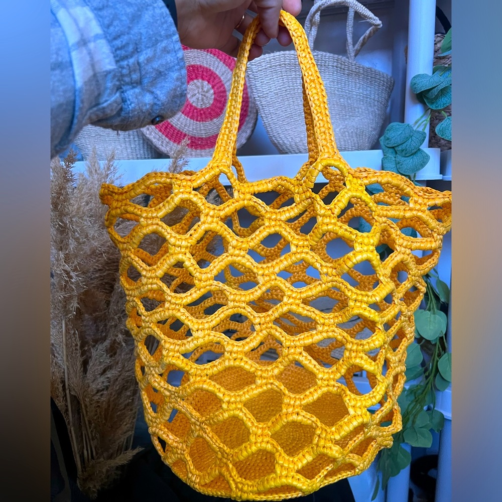 Crochet Net Tote Bag